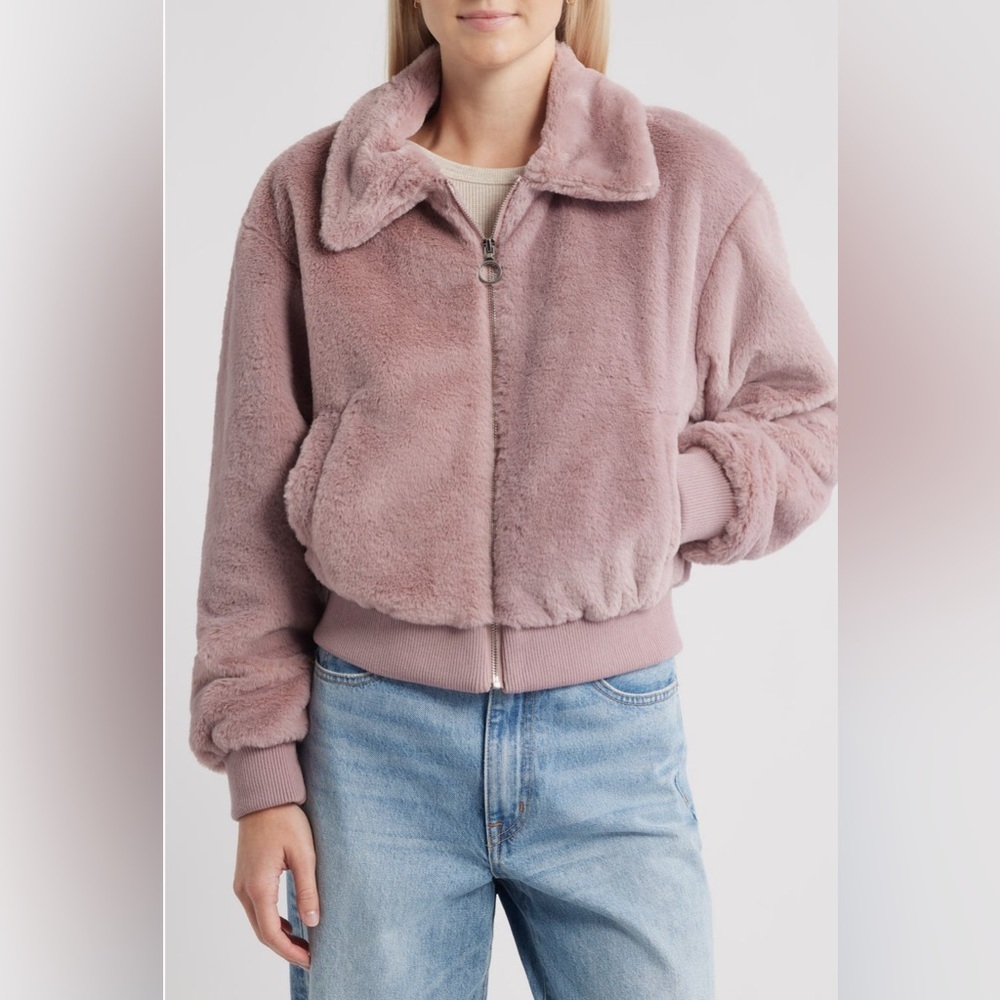 NEW…Thread & Supply Plush Faux-Fur Jacket - Picture 2 of 6